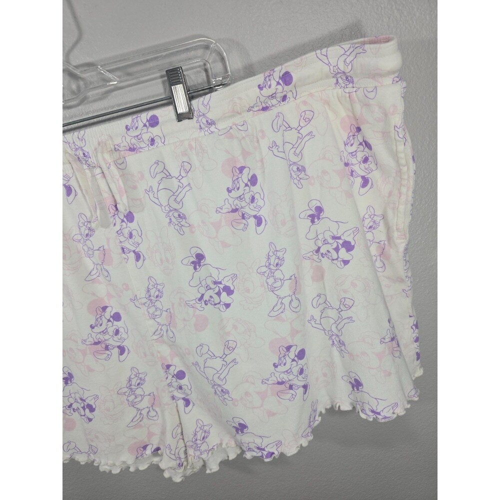 Disney Parks Pink Minnie Mouse & Daisy Drawstring Shorts sleep Womens Size 3X BL - Picture 2 of 6